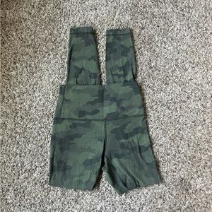 Lululemon Green Camouflage Leggings